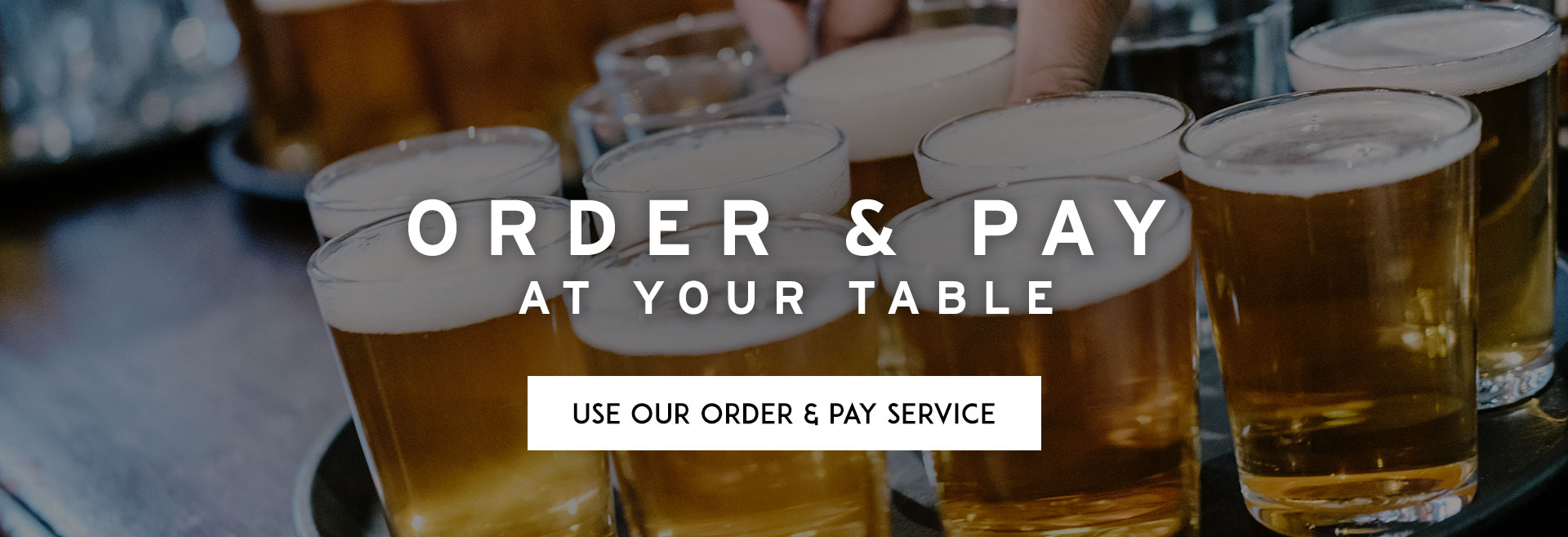 Order at table at The Flyer hero