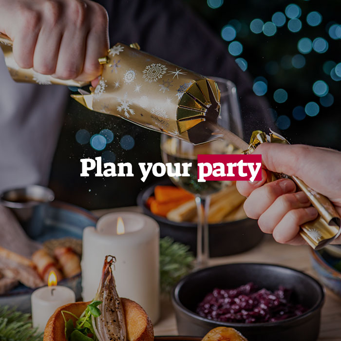 Make a group booking. Christmas at The Flyer in outlet-town]