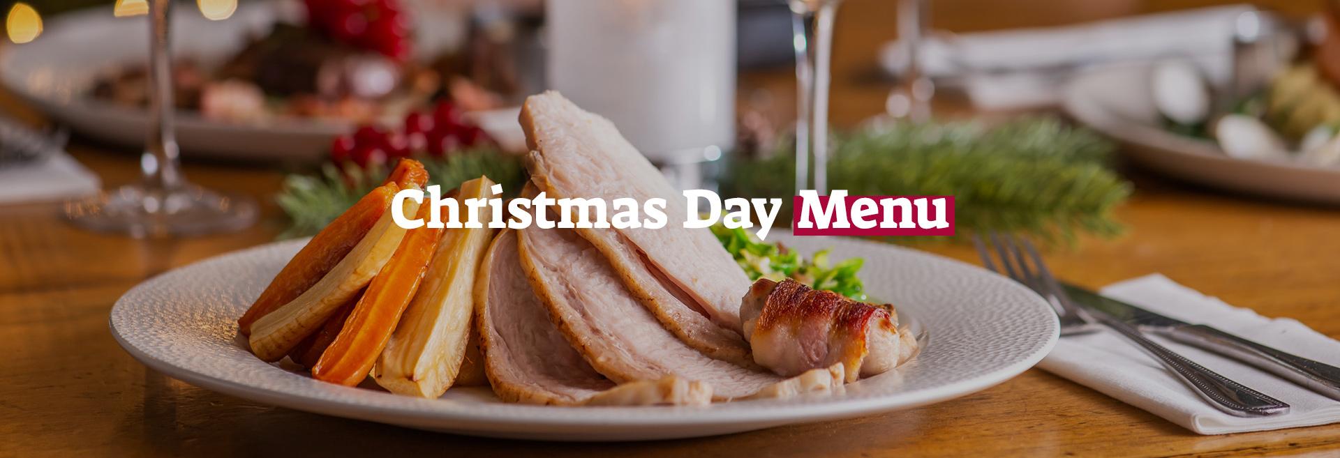 Christmas Day Menu at The Flyer