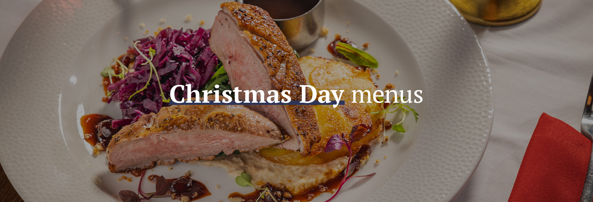 Christmas Day Menu at The Flyer