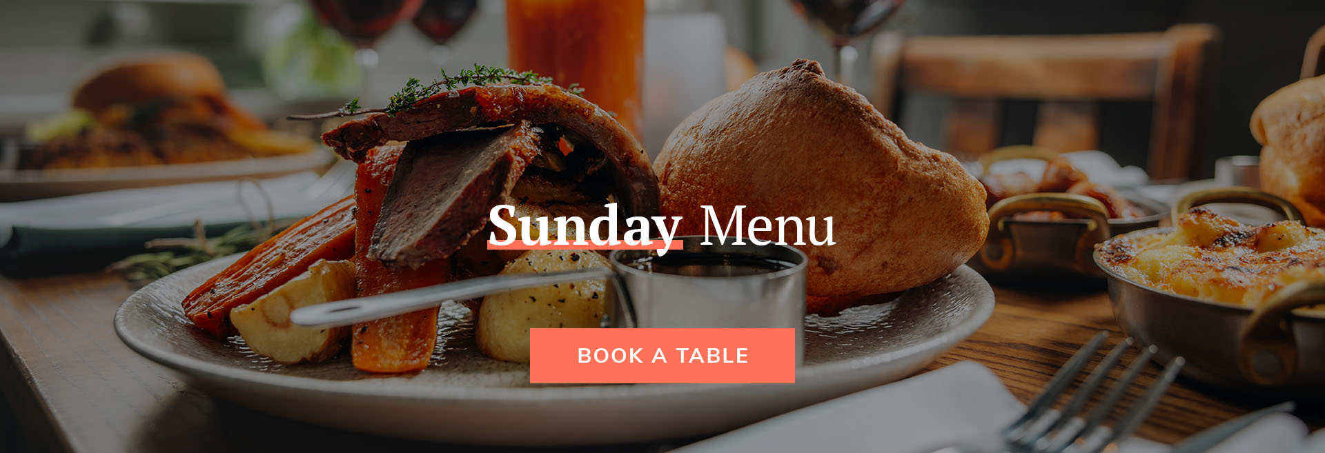 Sunday Menu at The Flyer